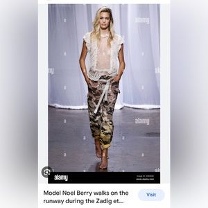 Zadig & Voltaire Parga Mix Camo Cargo Pants